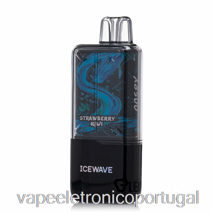 Vape Eletrônico Icewave X8500 Descartável Morango Kiwi